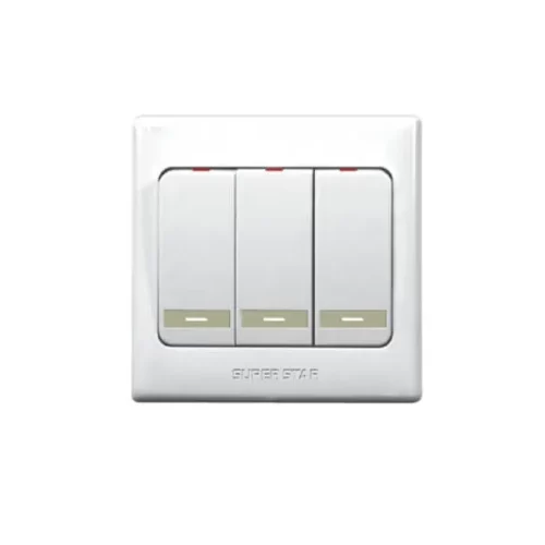 3 Gang 1 Way Switch