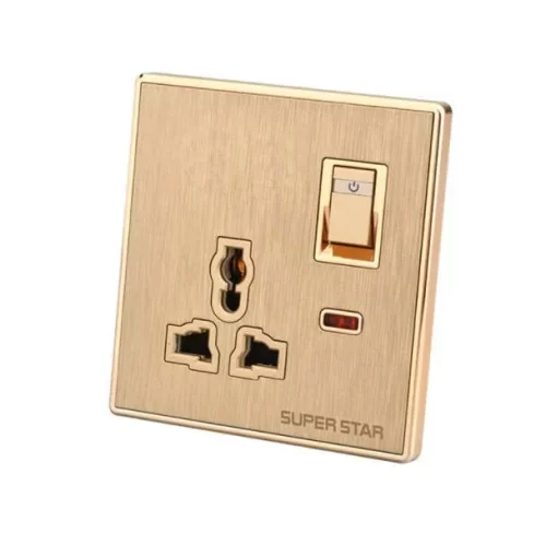 3 Pin Multi Socket With Switch
