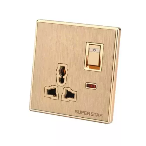 3 Pin Multi Socket With Switch