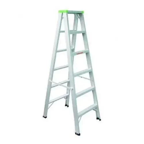 A Shaped Aluminum Ladder Six Step