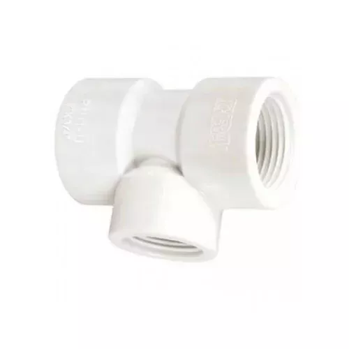 PVC Thread Tee One/Two Inch